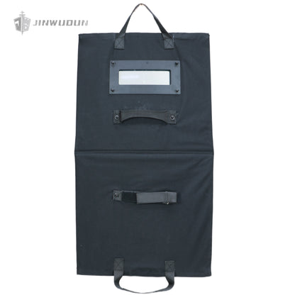 Foldable Bulletproof Shield NIJ IIIA+: 18.1x36-Inch UHMWPE with Durable Nylon Cover