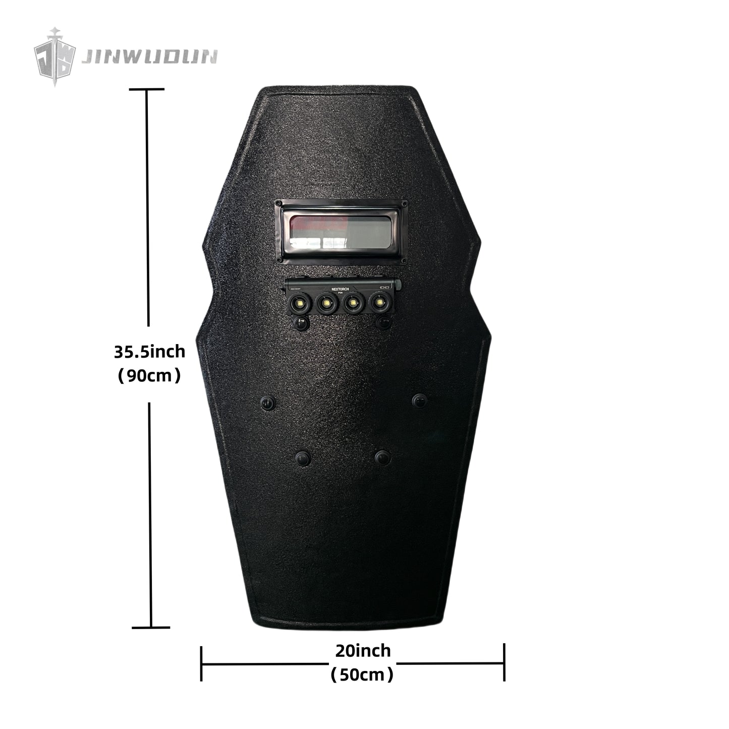 NIJ-III+ bulletproof shield, silicon carbide ceramic material, spray polyurea layer