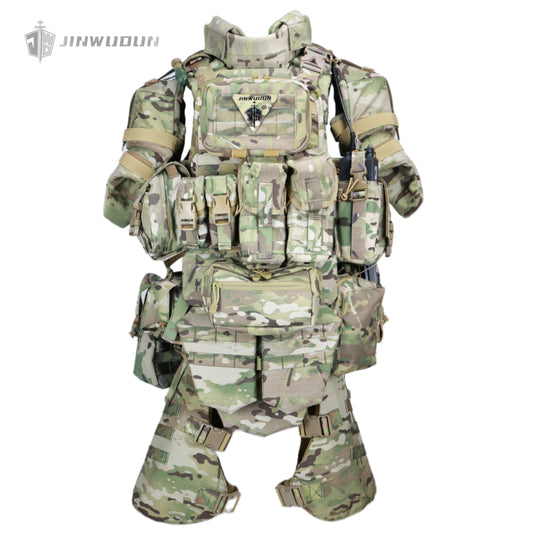 Level NIJ IV Fearless "X" full protection bulletproof vest nylon material tactical bulletproof vest with increased protection