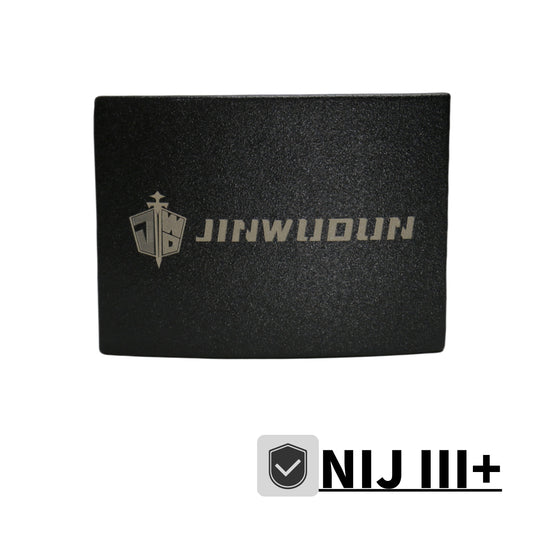 LEVEL NIJ III+spray polyurea coating, 6*8inch ,Alumina ceramic+PE bulletproof waist plate