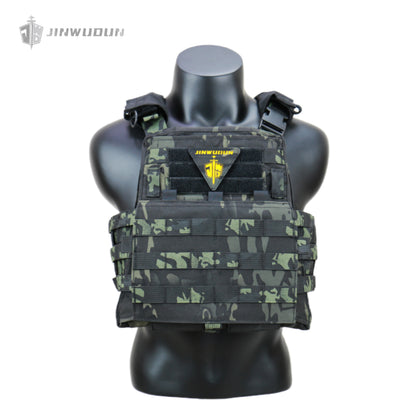 AVS tactical bulletproof vest, made of Cordura material, equipped with a quick-release system multifunctional vest