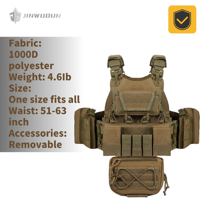 JWD Tactical Vest/Bulletproof Vest-Equipped with Quick Release System