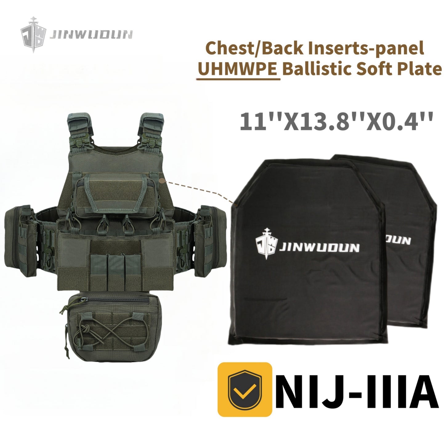 JWD Tactical Vest/Bulletproof Vest-Equipped with Quick Release System