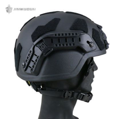 APA-05LT-MICH Full Protection Bulletproof Helmet Kit: Bulletproof Helmet + Jaw Protector + Goggles - NIJ IIIA Protection, 9x19mm Bullet.