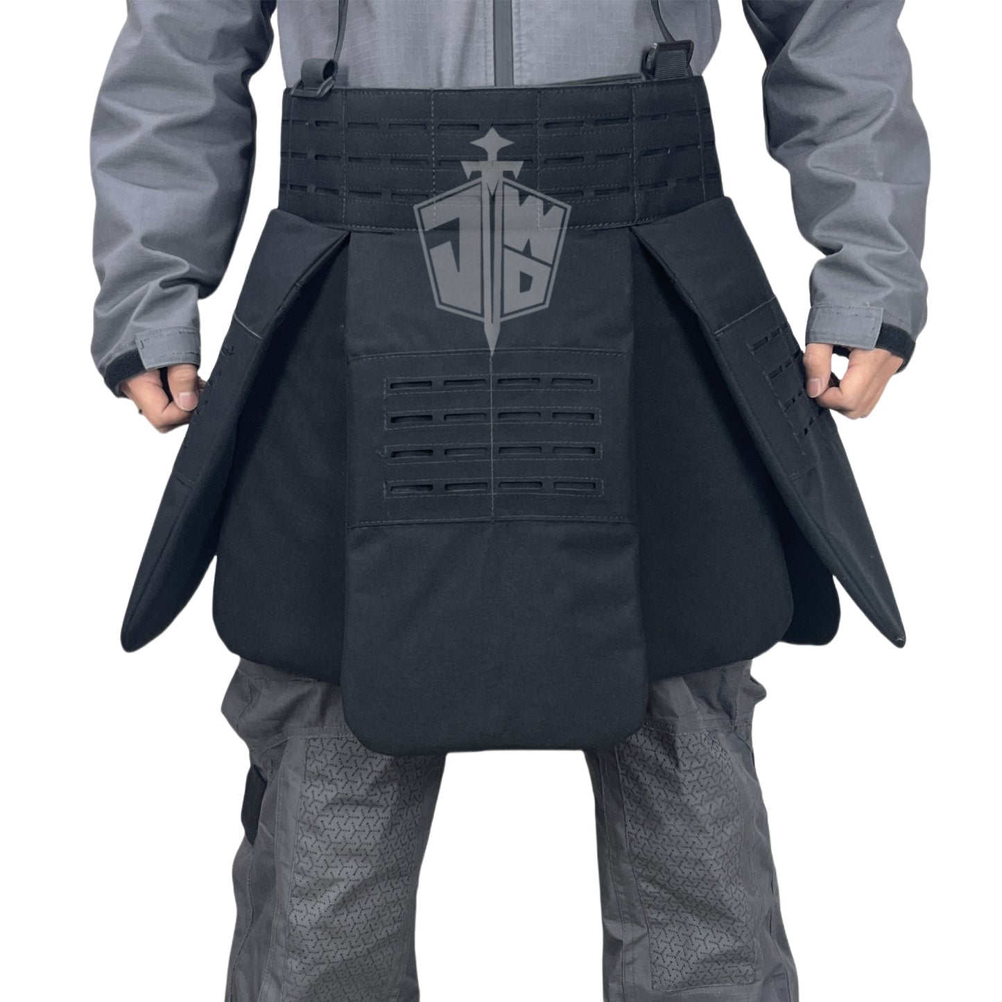 NIJ-IIIA tactical bulletproof skirt laser cutting multifunctional MOLLE