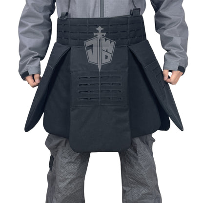 NIJ-IIIA tactical bulletproof skirt laser cutting multifunctional MOLLE