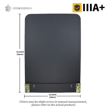 LEVEL NIJ IIIA+ full protection foldable shield with increased protection area, portable