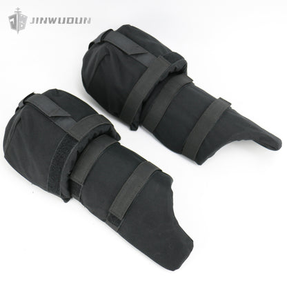 Level NIJ IIIA bulletproof shoulder pads with extra protection nylon fabric and UHMWPE bulletproof liner