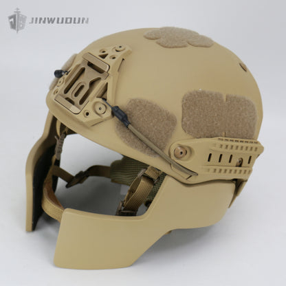 IIIA level AF split bulletproof helmet + bulletproof mask set aramid material
