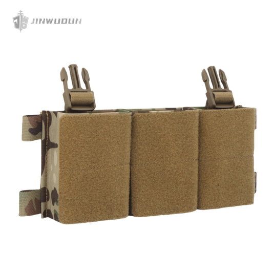 Little Dinosaur 7.62 dual-use function pack tactical vest with front mounted Velcro triple accessory pack