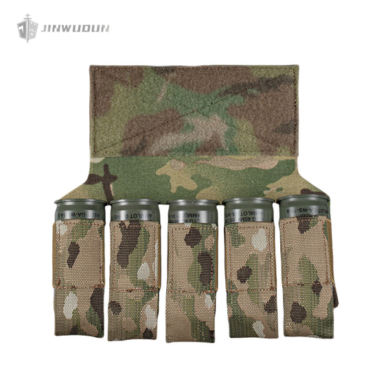Tactical chest/vest multifunctional storage lower abdomen bag five-link M203 supplement pack