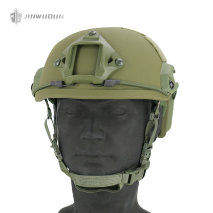 JWD-FAST super high cut bulletproof helmet NIJ IIIA 9x19mm tactical bulletproof helmet welfare model
