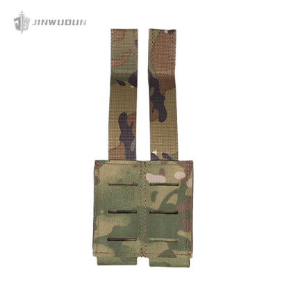 Open double function bag 9MM double molle multifunctional quick-pull storage bag waist bag