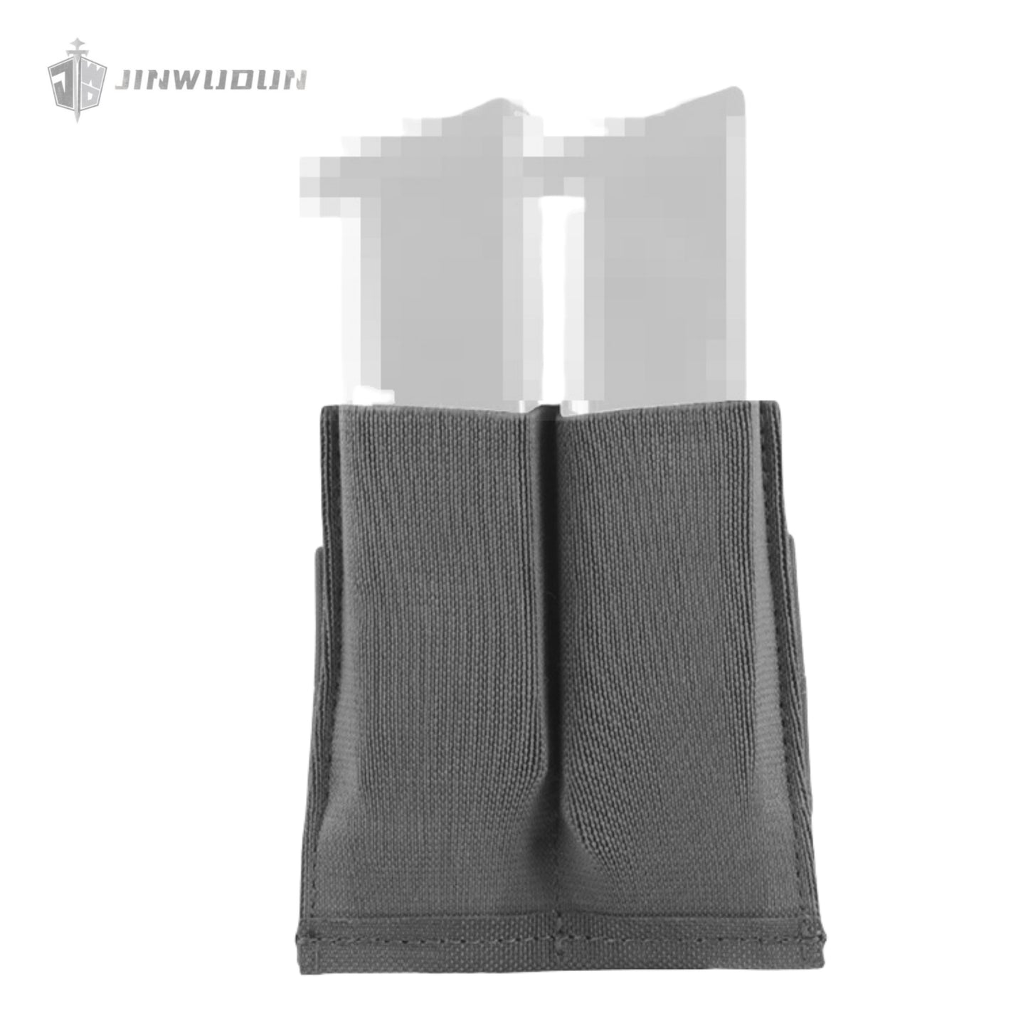 Lightweight elastic double small function bag 9mm tactical molle mounting multi-function storage bag