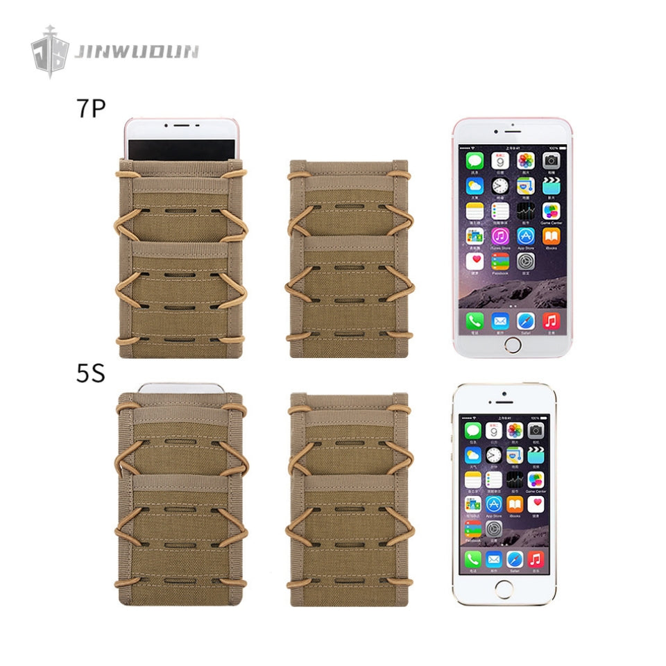 Tactical mobile phone storage clip bag MOLLE system multi-function adjustable