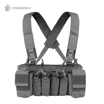Lightweight and portable D3CRX tactical vest with quad 9mm function bag and sundries storage bag