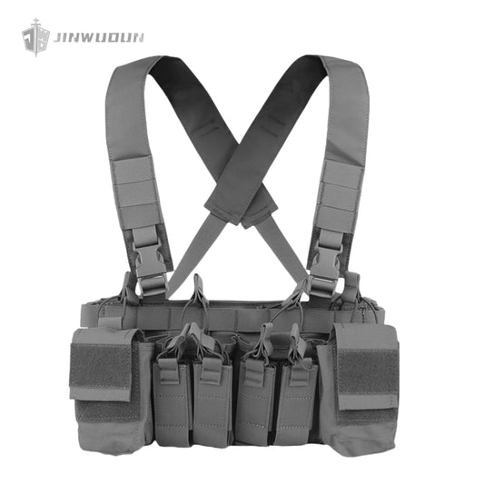 Lightweight and portable D3CRX tactical vest with quad 9mm function bag and sundries storage bag