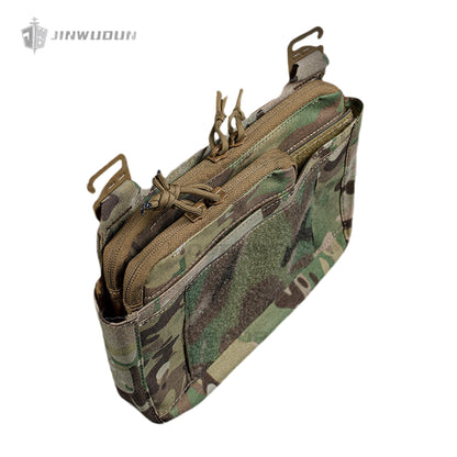 V5 PC tactical vest accessories kangaroo bag Velcro matte fabric multifunctional combination can be expanded