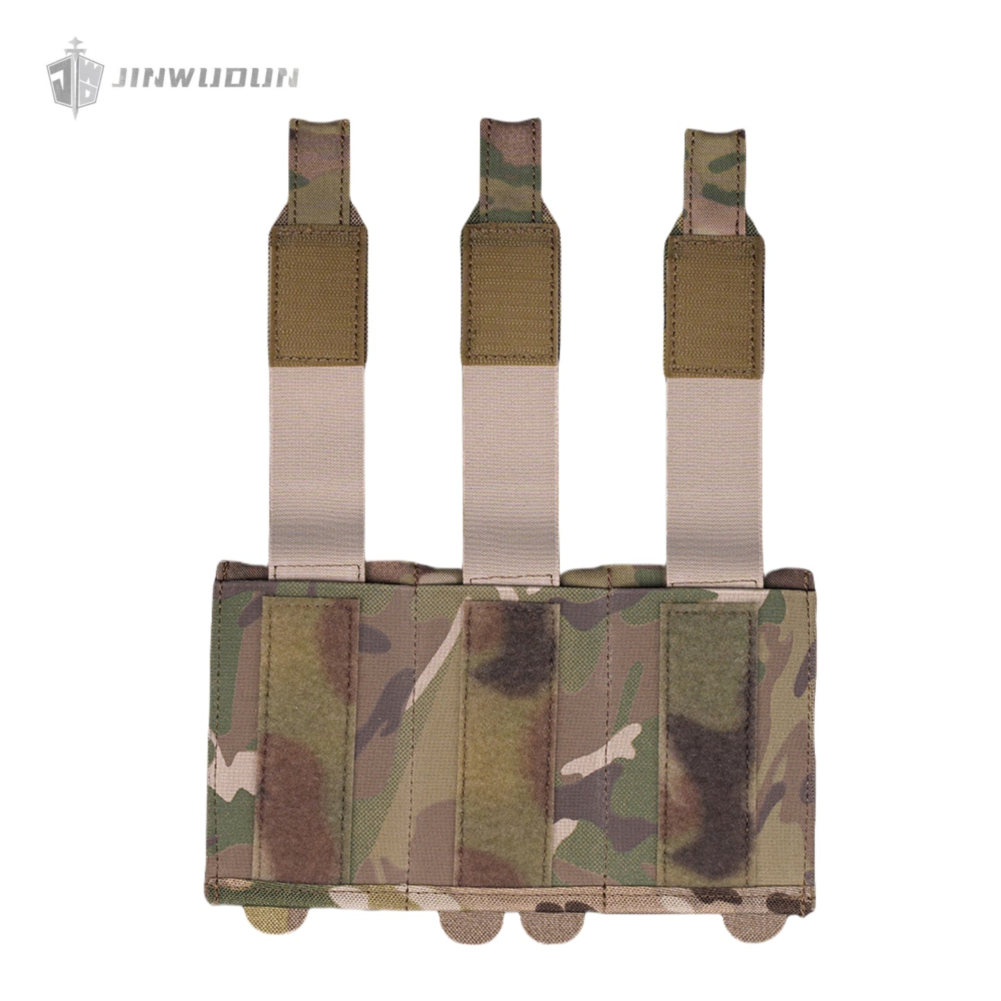 Lightweight triple flip cover elastic function bag 5.56/7.62MOLEL mounting accessory bag