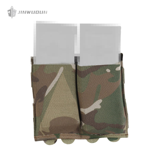 Outdoor tactical 5.56 storage molle mount bag lightweight elastic double function bag