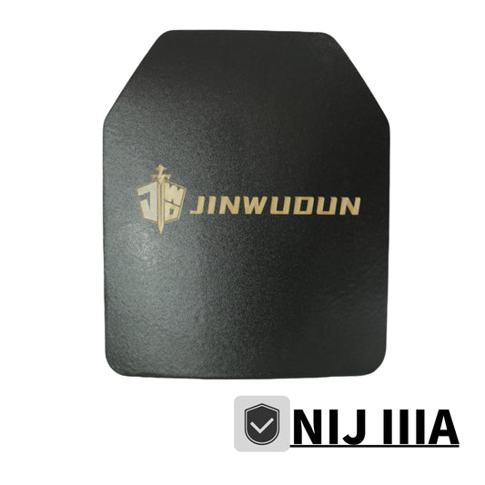 Multi-Curve Bulletproof Plate NIJ IIIA, UHMWPE Material, Polyurea Coating, 10x12 Inches