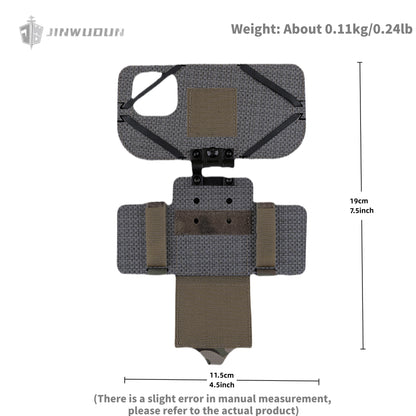 Lightweight Velcro Folding Outdoor Tactical Phone Bag (Compatible with Apple PRO MAX)