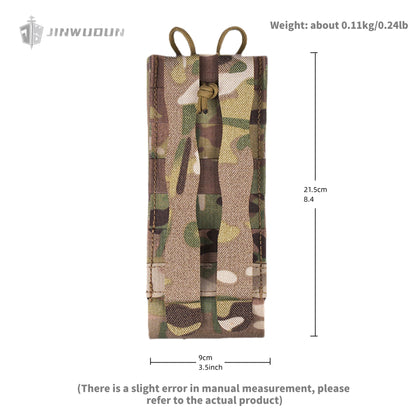 Lightweight Universal Radio Bag MOLLE Mount Adjustable Size Tactical Vest Accessory Bag