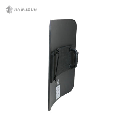 NIJ IIIA+ Bulletproof Shield with Polyurea Coating: 20.5x24-Inch Curved UHMWPE Design