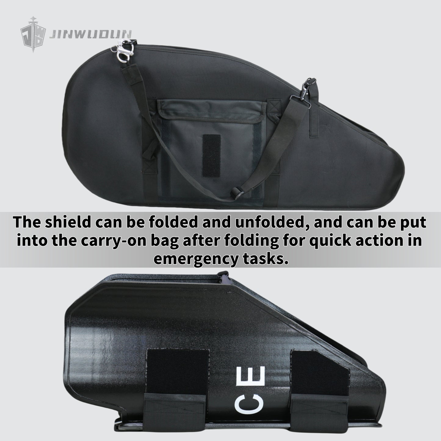 Foldable Butterfly Bulletproof Shield | NIJ IIIA+ UHMWPE with Polyurea Coating