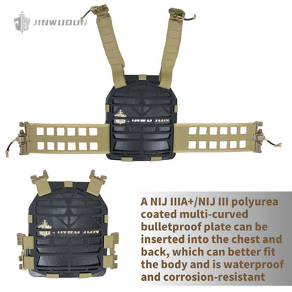 NIJ III level 06 hollow bulletproof vest water-proof tactical vest lightweight quick-release bulletproof vest
