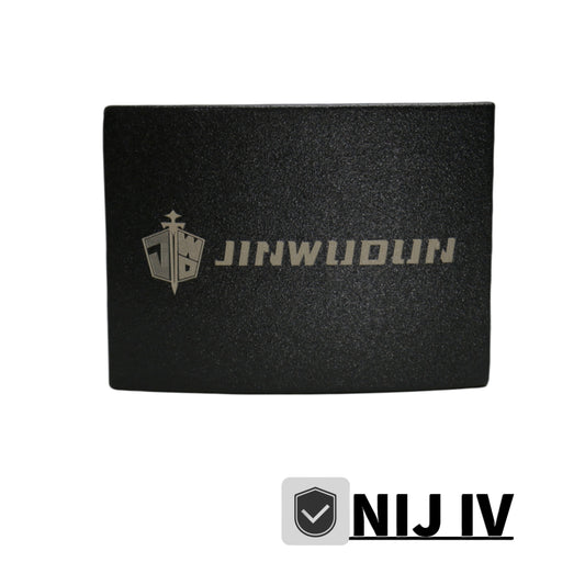 LEVEL NIJ IV+spray polyurea coating, 6*8inch ,Alumina ceramic+PE bulletproof waist plate