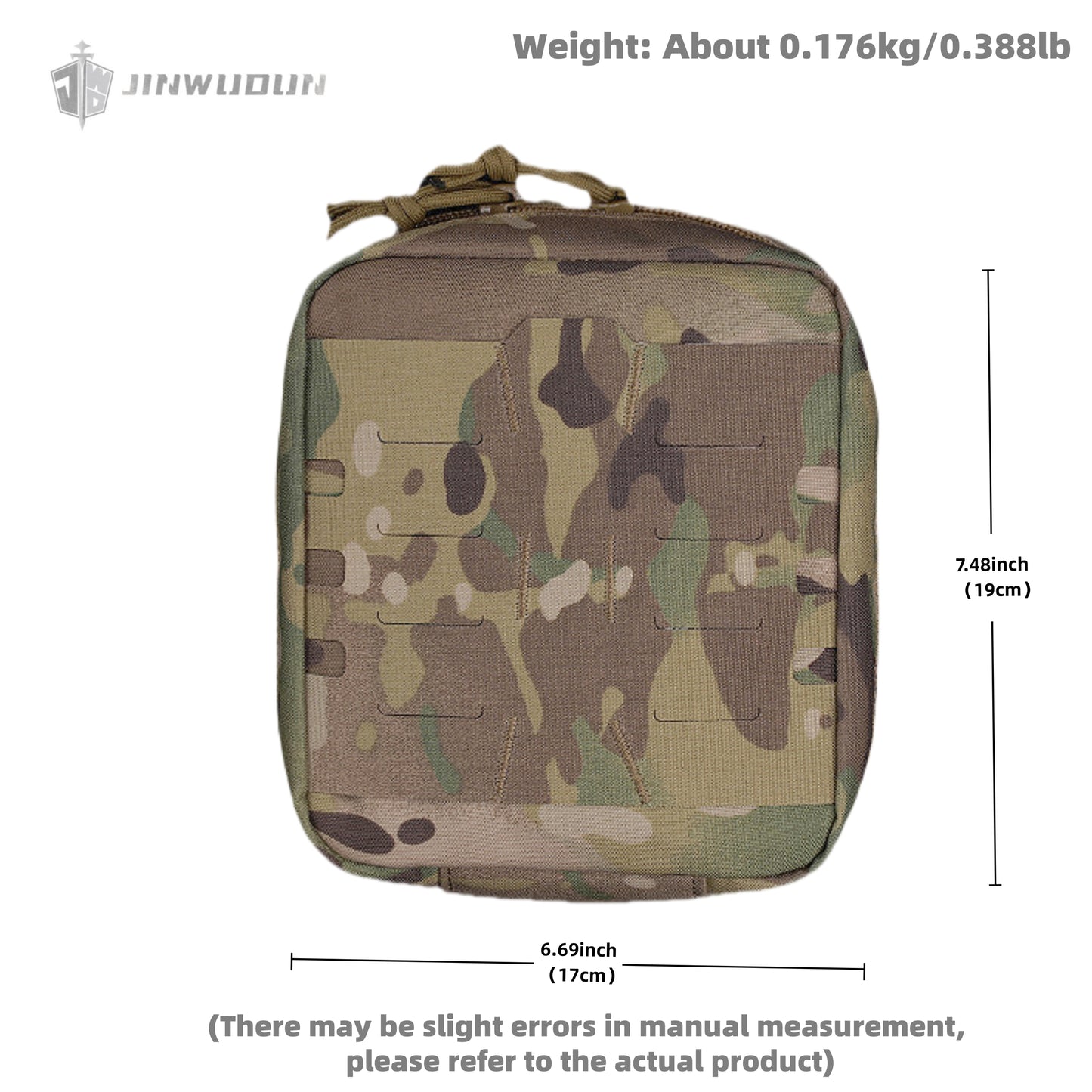 Medium MED bag with storage board, large loading space and multiple storage options