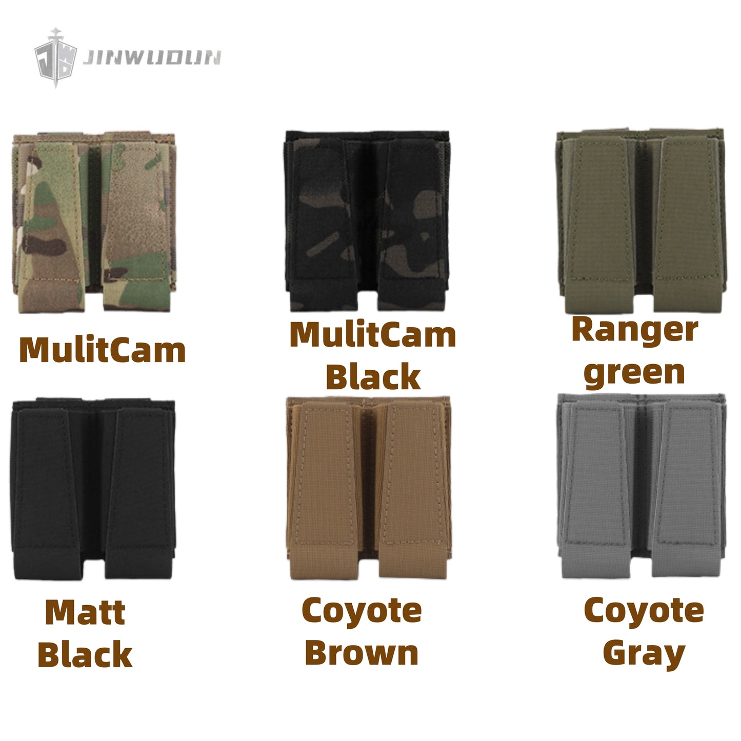 Open double function bag 9MM double molle multifunctional quick-pull storage bag waist bag