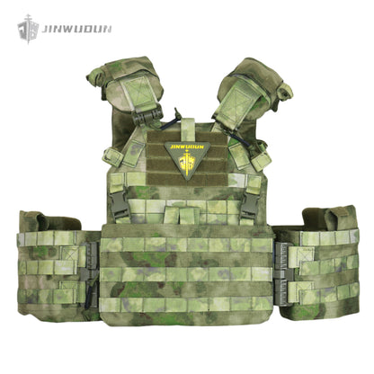 NIJ IV Level Large Waist Tactical Quick Release Vest OEM Imitation 1000D Polyester Fabric Vest