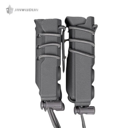Multifunctional tactical mother-and-child equipment accessory package for urban assault double 9MM + M4 function quick-draw holster