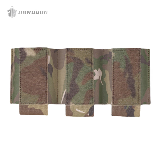 Triple 7.62 function pack (built-in) with Velcro for various tactical vests and chest mounts