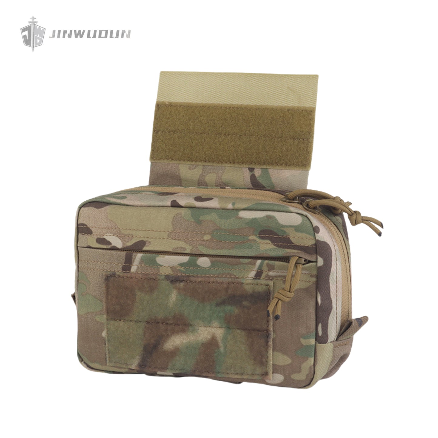 Tactical vest external expansion equipment storage bag R type GP lower auxiliary bag  Velcro