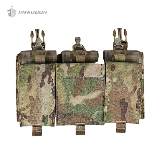Active duty standard buckle accessory bag military fan attachment accessories triple 7.62 quick panel