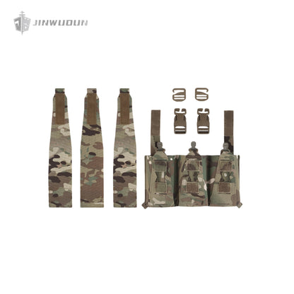 LG3V2 Multi-Purpose Triple Bag with Three Mounting Methods for a 5.56mm Tactical Vest