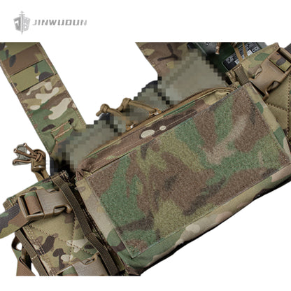 Zipper storage bag Velcro MK4 small tactical chest hanging zipper cover expansion accessories