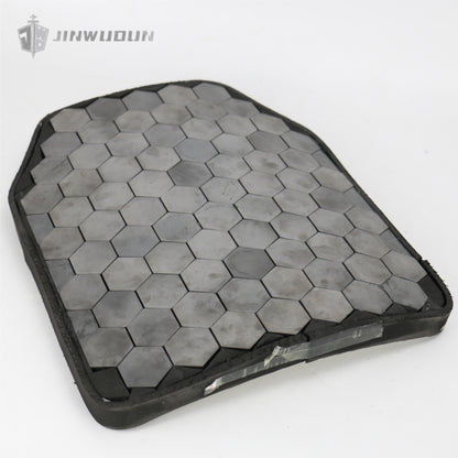 Level NIJ IV Ballistic Plate with Hexagonal Silicon Carbide Ceramic Full Layup Process 10x12inch Ballistic Inserts