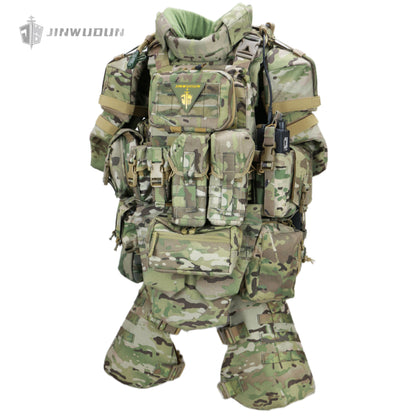 Level NIJ IV Fearless "X" full protection bulletproof vest nylon material tactical bulletproof vest with increased protection