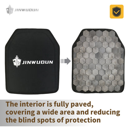 Level NIJ IV Ballistic Plate with Hexagonal Silicon Carbide Ceramic Full Layup Process 10x12inch Ballistic Inserts