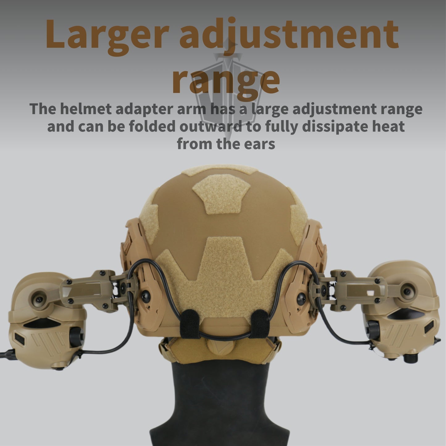 JWD-P30 Tactical Headset | Noise Reduction & Sound Pickup | Compatible with WENDY/FAST Helmets | Durable PC Material