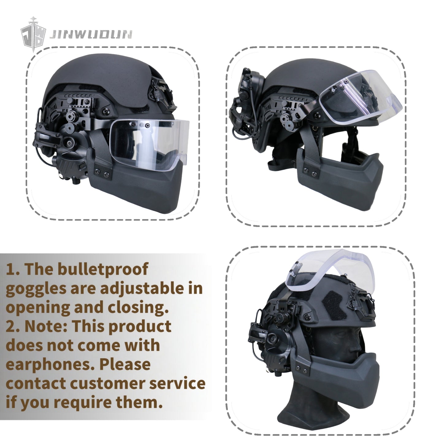 APA-05 NIJ IIIA level bulletproof helmet, all-round protection heavy tactical ballistic helmet