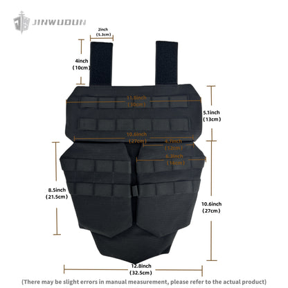 Level NIJ IV Fearless "X" full protection bulletproof vest nylon fabric tactical bulletproof vest increases the protection area