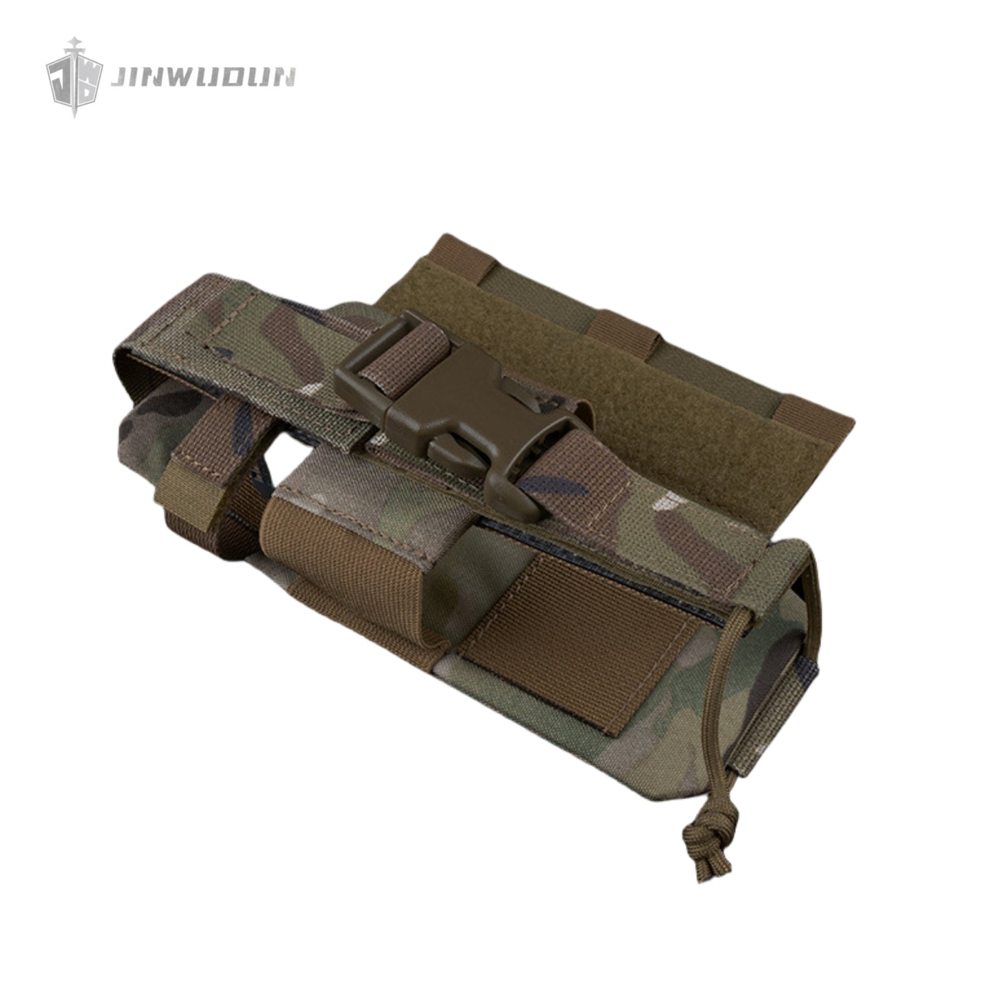 R-style radio side bag tactical vest expansion storage bag Velcro mount left and right interchangeable
