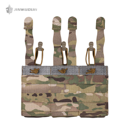 Lightweight triple elastic functional bag 5.56/7.62 multifunctional tactical molle storage bag
