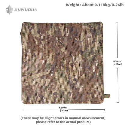 Storage mesh bag (16*16IN) with zipper and mesh structure hanging webbing loop for sundries bag