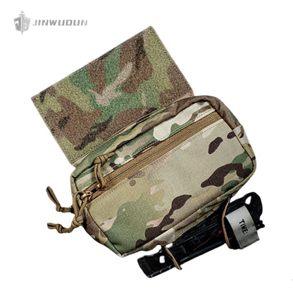 MK4 small tactical vest chest expansion accessory hanging sundries bag built-in double-sided Velcro